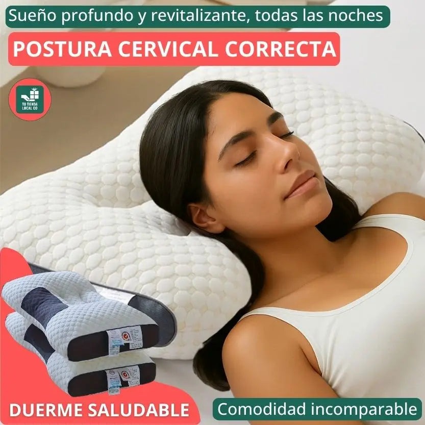 VittaCerv Almohada Ergonómica 3D Con Alienación Cervical Perfecta