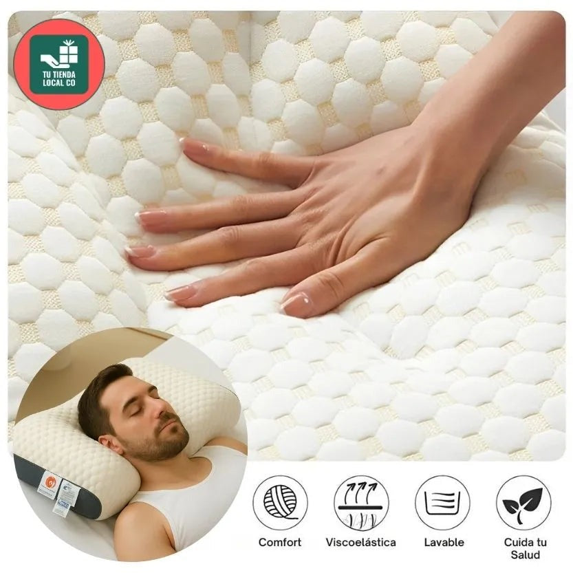 VittaCerv Almohada Ergonómica 3D Con Alienación Cervical Perfecta